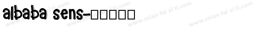 albaba sens字体转换